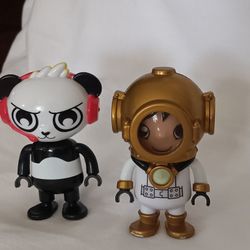 Ryans World Combo Panda And Diver Ryan Action Figures
