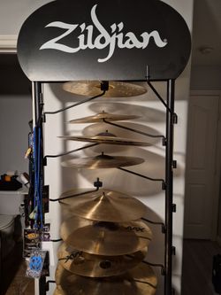 Zildjian cymbal tree display