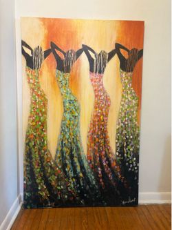 Dance Of The Summer Solstice - Monica Stewart Painting