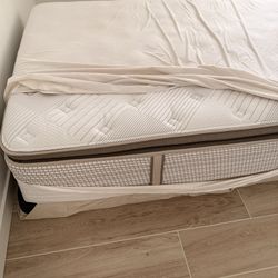 Queen Size Mattress + Low Profile Box Spring