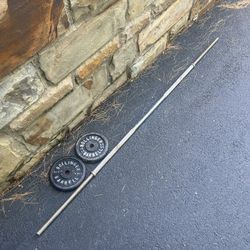 6 Foot Weight Bar For Standard Weights 