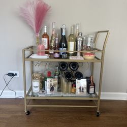 Gold Bar Cart