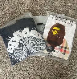 Spider small($50 and bape($30)