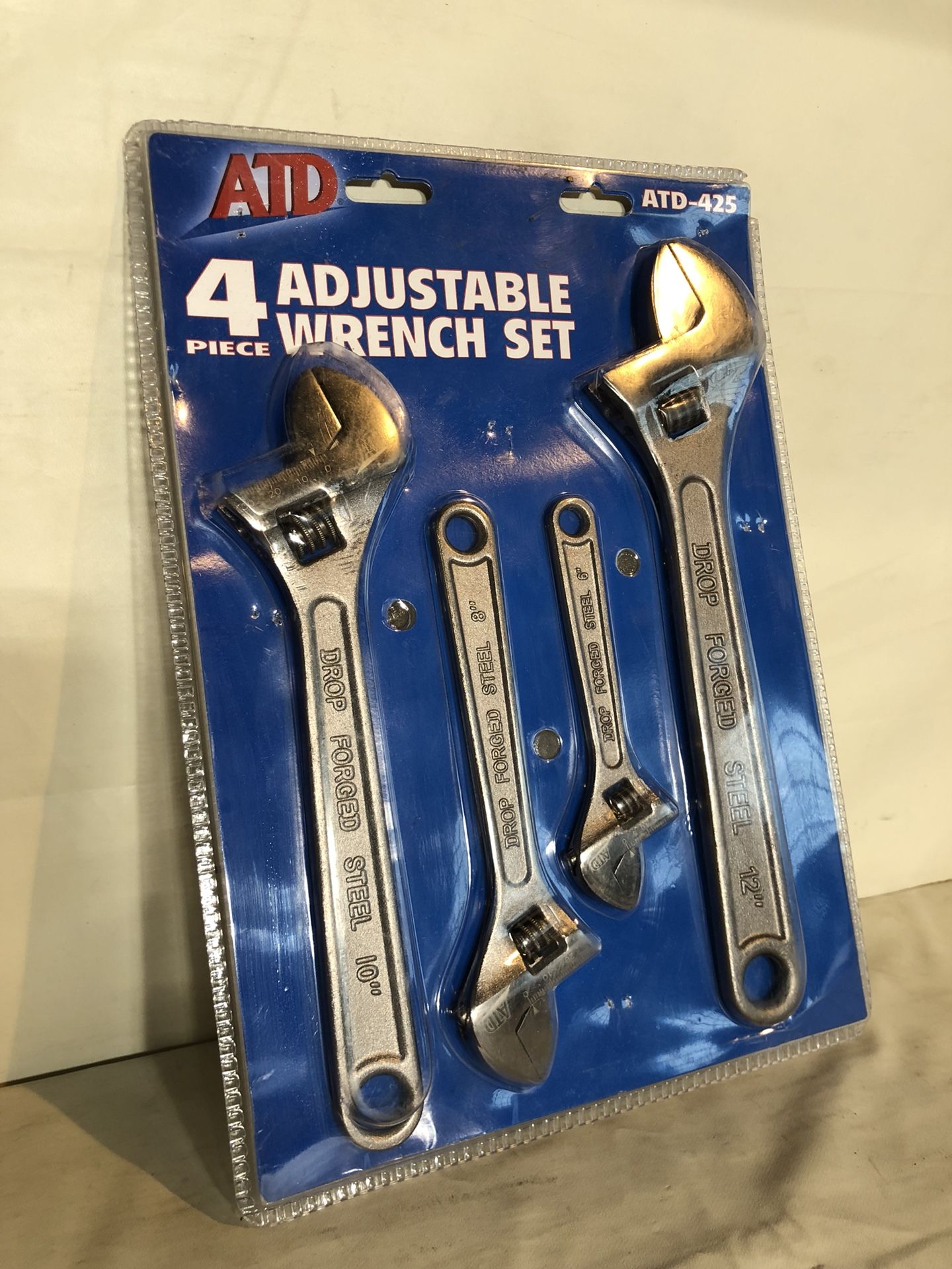 Adjustable Wrench Set - 4 Piece