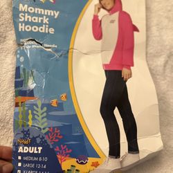Mommy Shark Hoody Costume Xl 14-16  