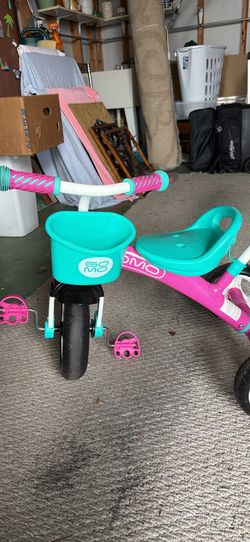 Gomo kids tricycle with parent push handle