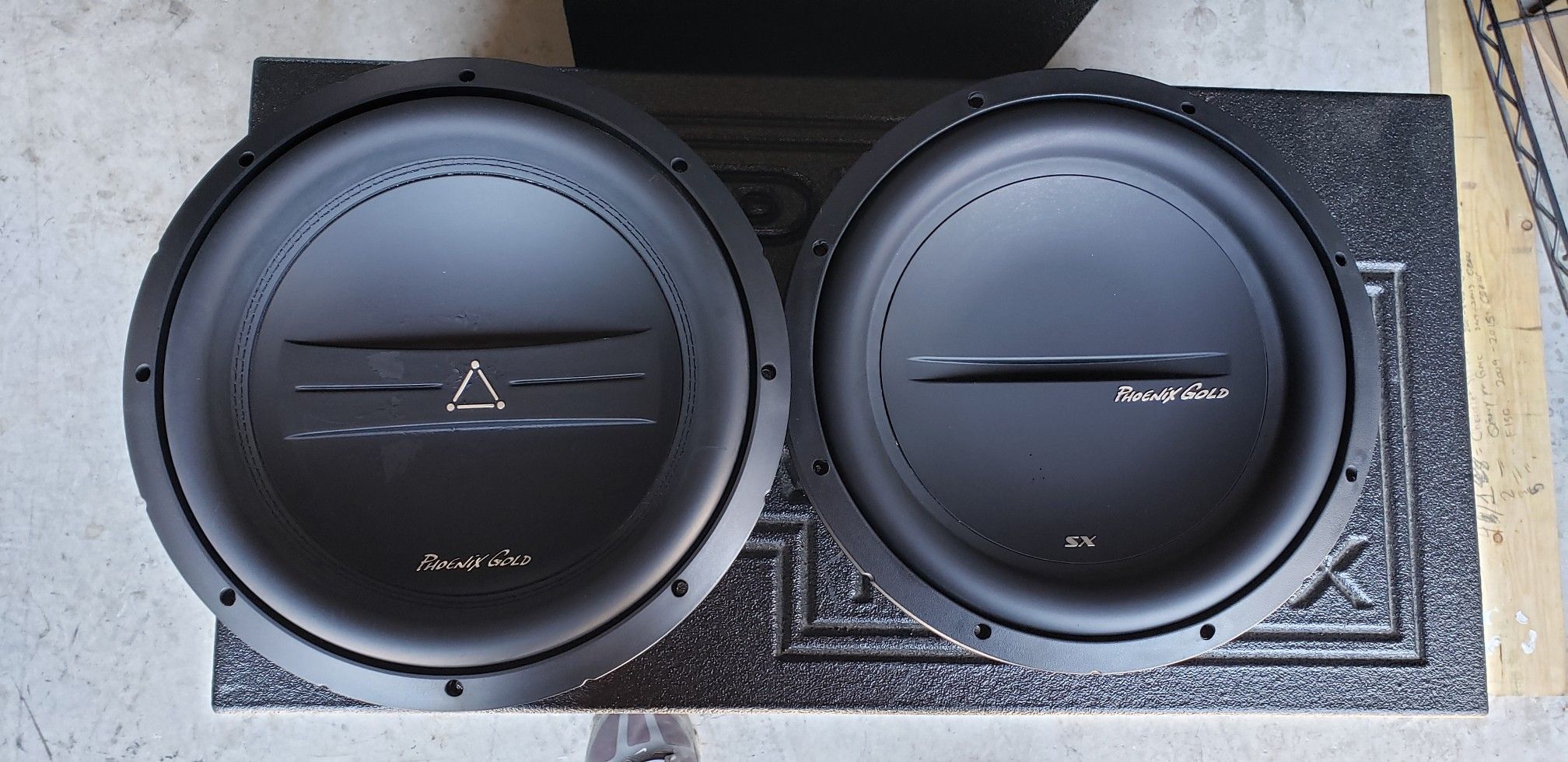 12 inch Phoenix Gold Ti and 12 inch Phoenix Gold SX