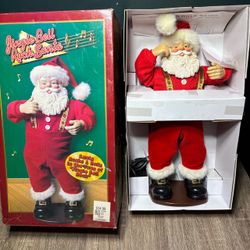 Vintage 1998 Jingle Bell Rock Santa - Animated Dancing NEW