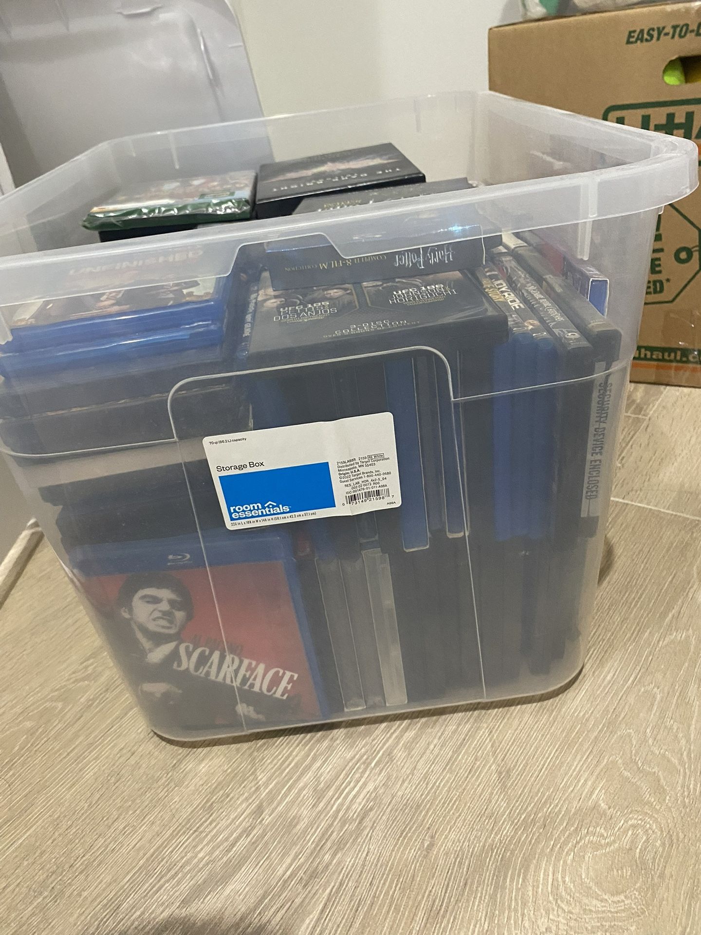 100’s of dvds And Blue Rays