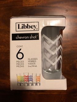 BRAND NEW 6 PIECES GLASS SHOT COLLECTION