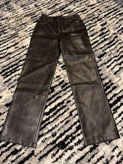 Garage Leather Womens Pants Size 3