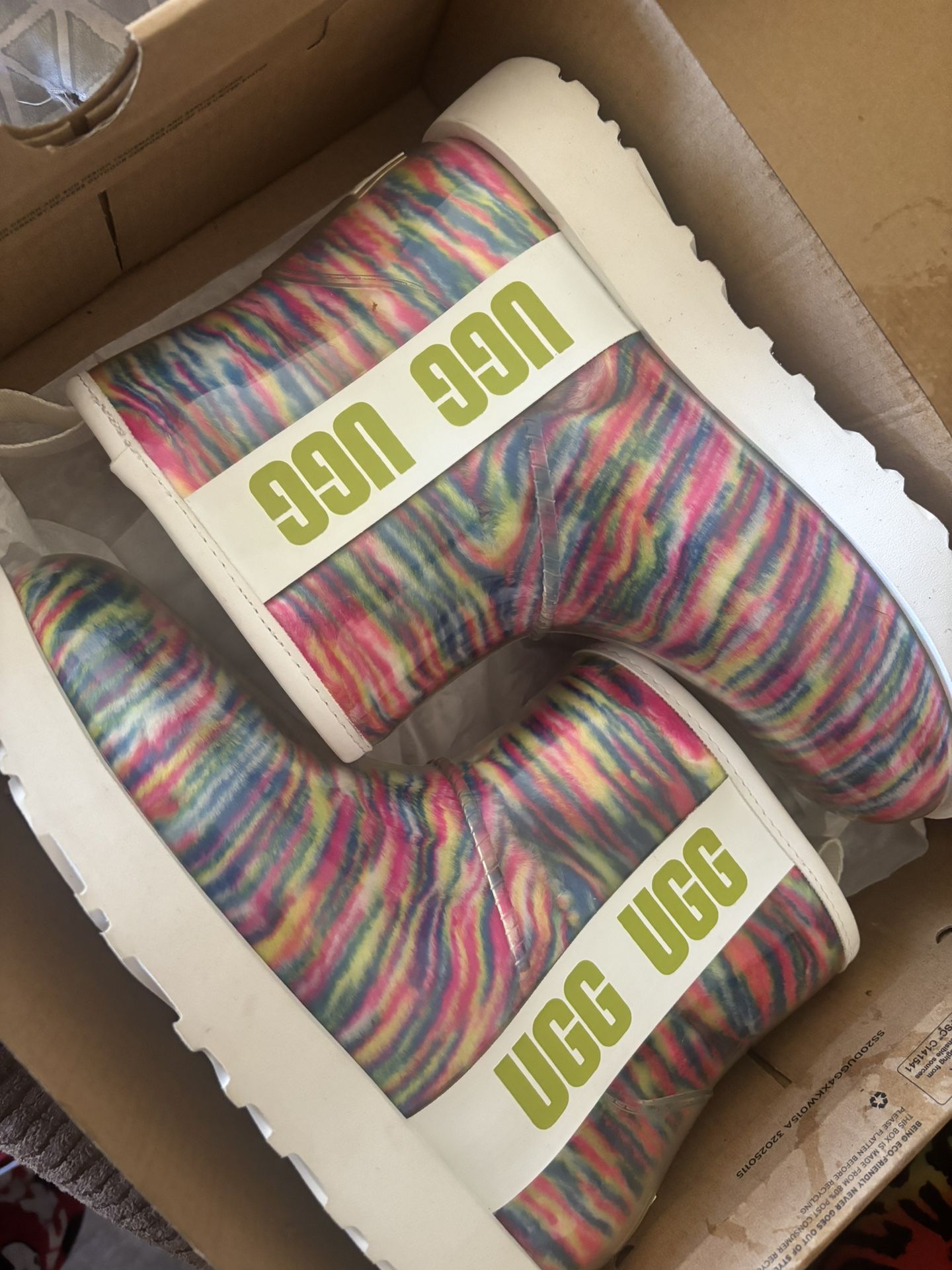 Ugg Boots , Colorful , Size Usa -6 Uk -4 EU-37 Japan -23