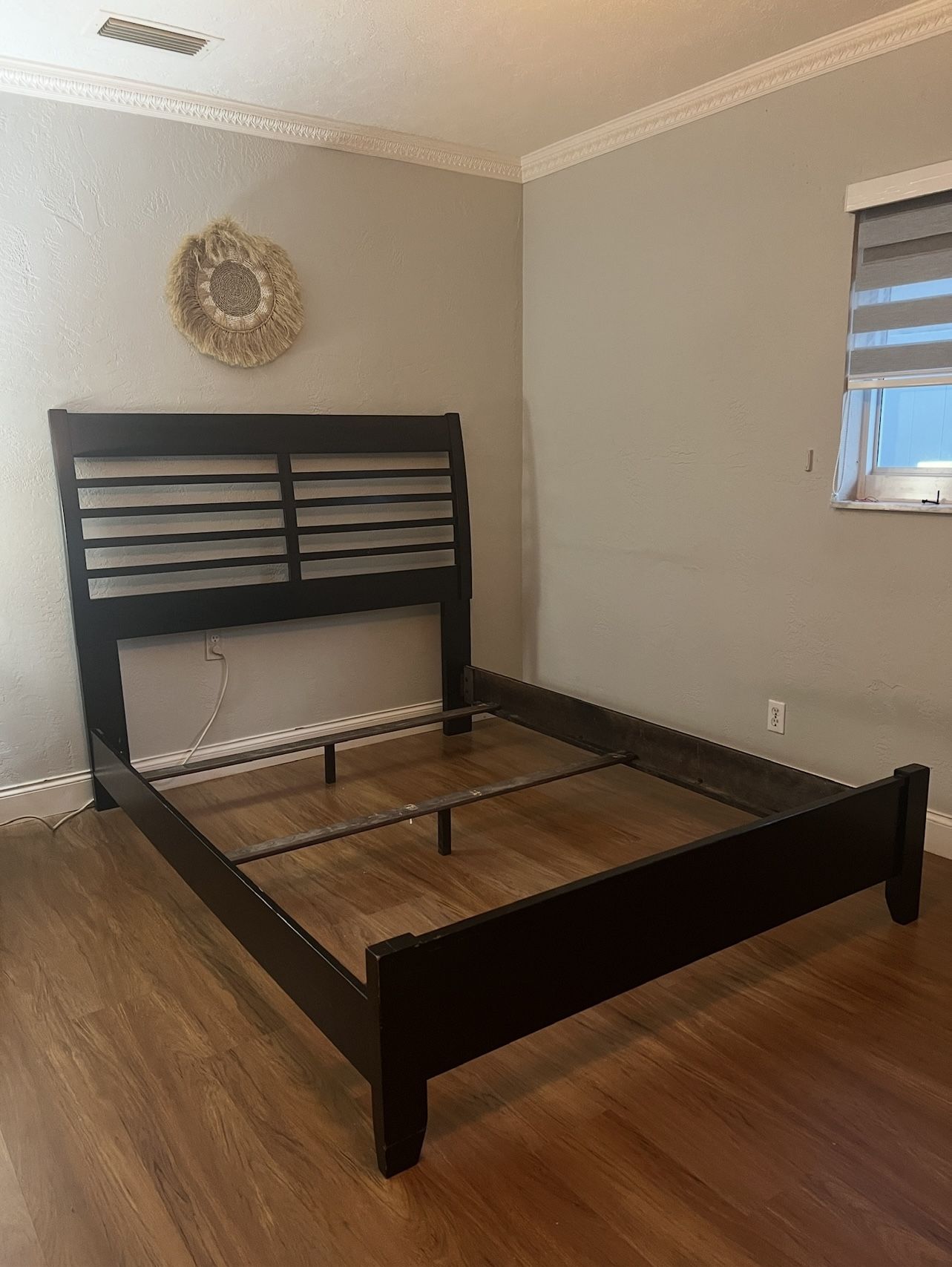 Queen wood Bed Frame $120