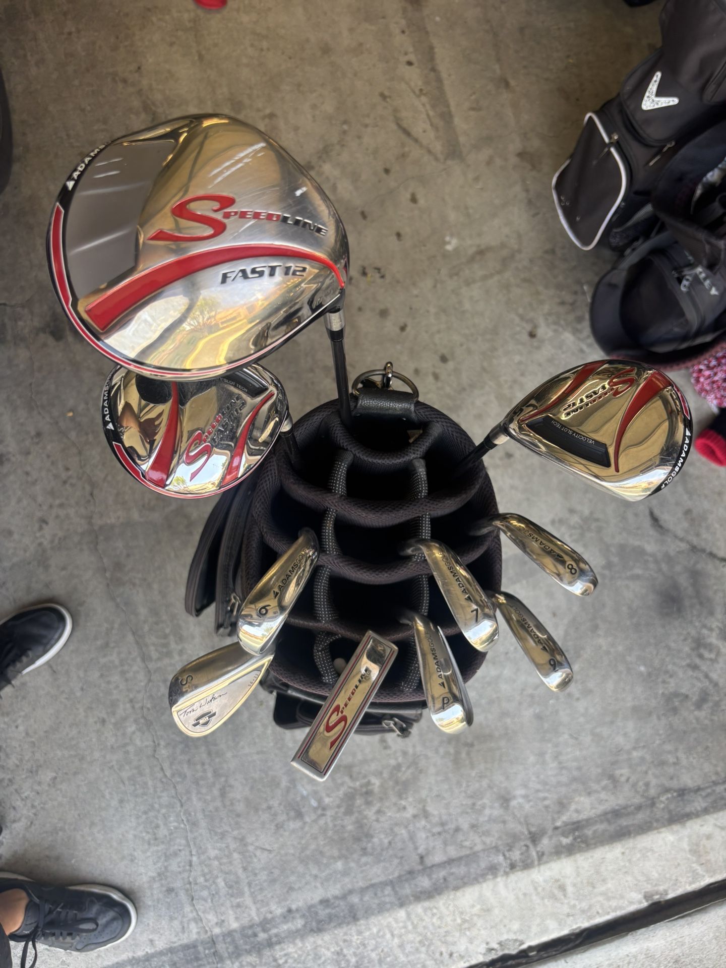 ADAMS Golf Speedline Plus FULL Golf Club Set w/ Regular Flex Shafts & Bag RH