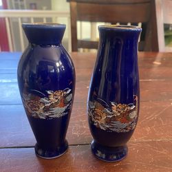 Oriental Mini Vase Duo #13