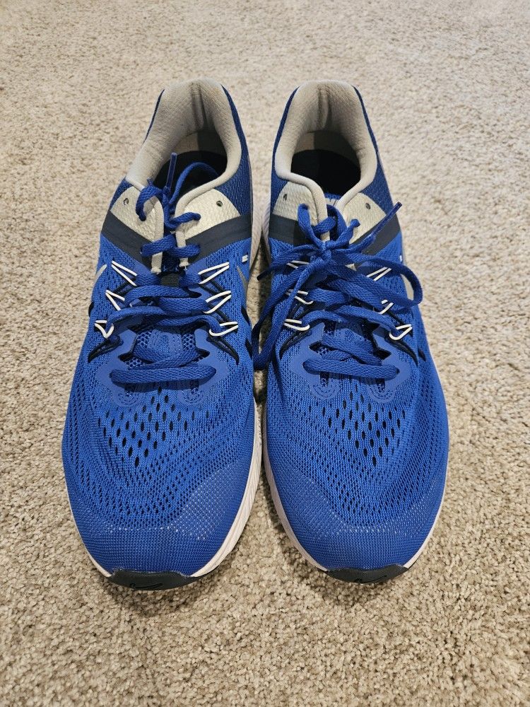 Nike Mens Zoom Winflo 2 807276-402 Blue Running Shoes Sneakers
