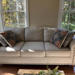 ✨ Full Living Room Set – Sofa, Loveseat, Chair & Table Set – $1100 (Paoli)