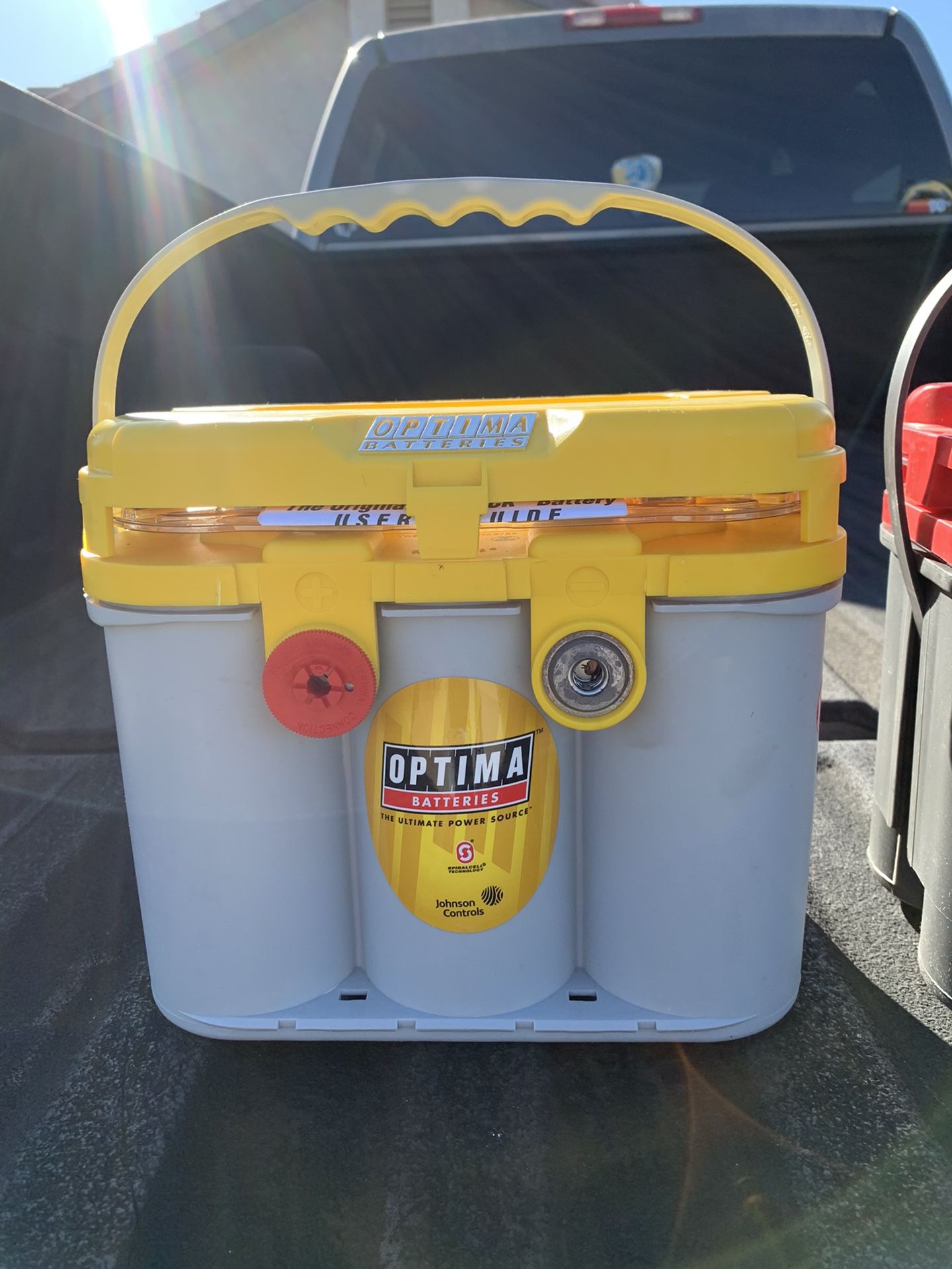 New OPTIMA Yellowtop D34/78 Dual Mount Deep Cycle High Performance Battery New With 10/19 Sticker 3 yr warranty $150 firm