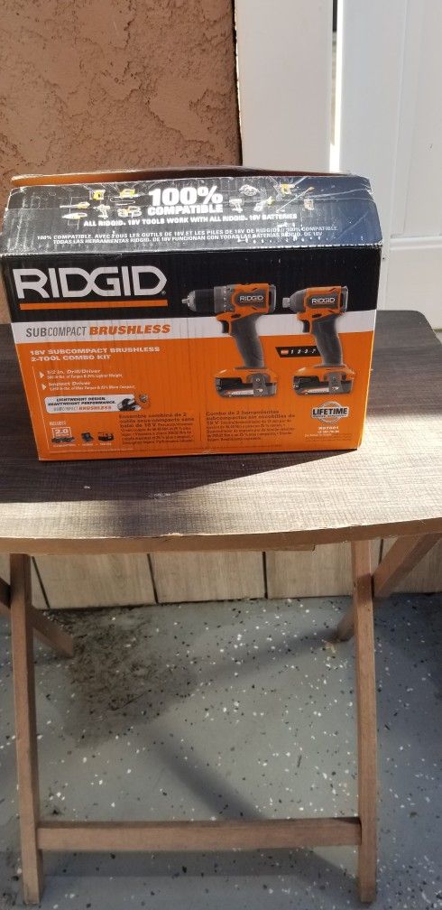 ridgid 18v brushless combo kit