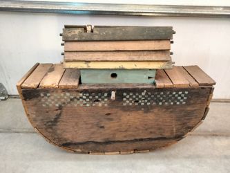 Primitive Rustic Noah's Ark Birdhouse Farmhouse Old Antique Vintage Wood