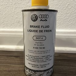 Volkswagen & Audi Dot 4 OEM Brake Fluid