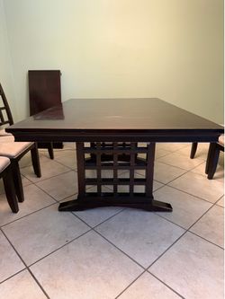 Large Dining Set Seats 6-10 (8 Chairs + 2 Leaves) – Solid Wood Project Piece