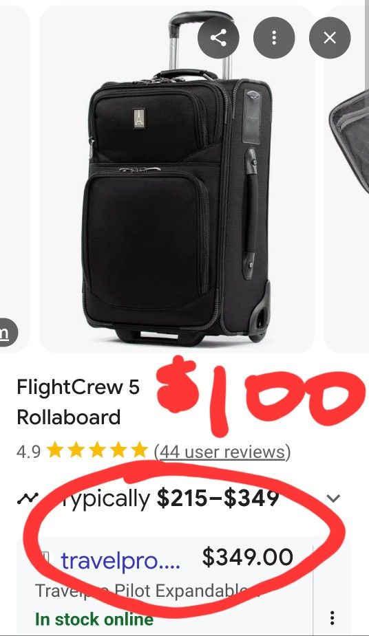 LIKE NEW TravelPro CarryOn Luggage
