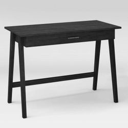 Writing Desk with Drawer, Weathered Smoke (New)
