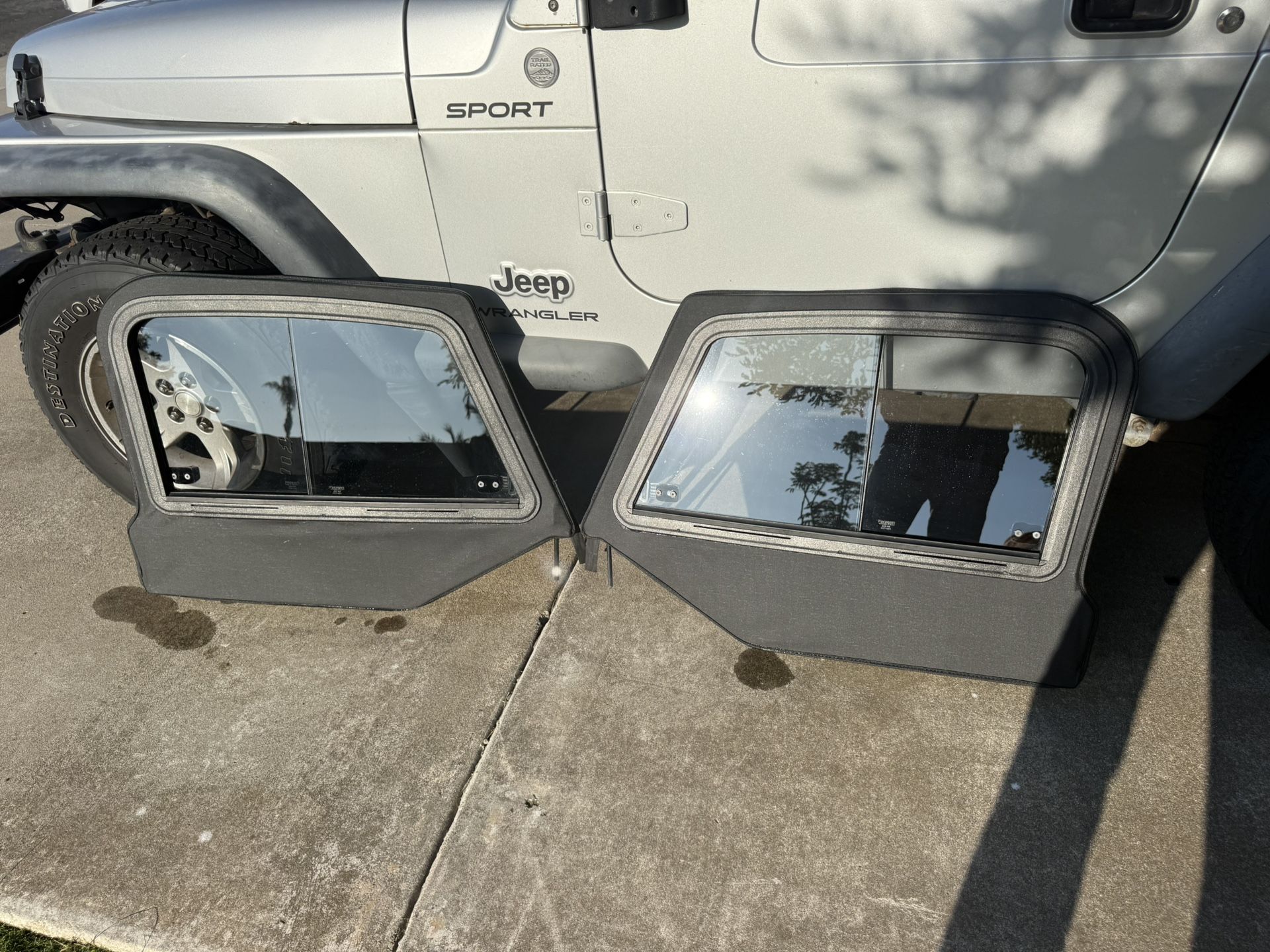 Jeep Wrangler TJ Bestop Upper Slider Windows