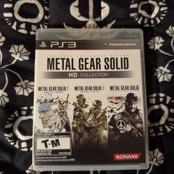 Metal Gear Solid: Hd Collection PS3 W/ Manual, Comes w/ Peace-Walker, 2/3