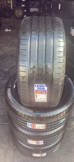 285/40/20 CONTINENTAL (4 TIRES USED)