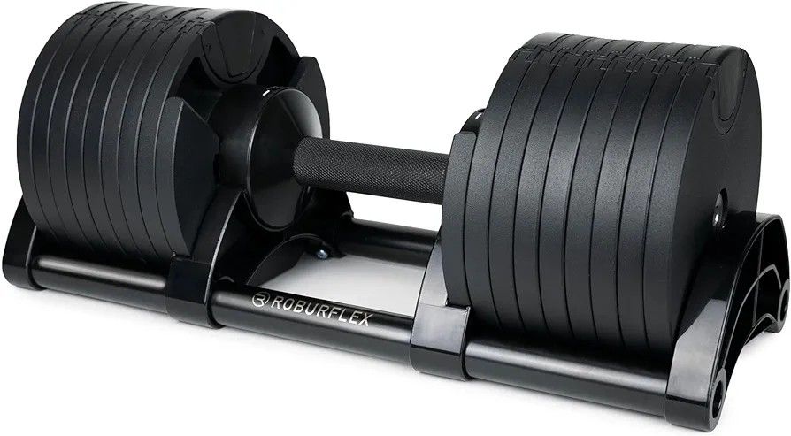 *Brand New* Roburflex 80lb Cast Iron Adjustable Dumbbells