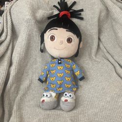 Despicable Me two Agnes talking and light up bedtime plush doll Universal Studios