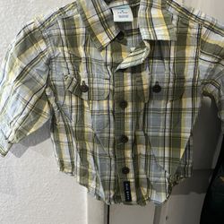 Baby Boys 3-6 Months Button Up Long Sleeve Shirts 