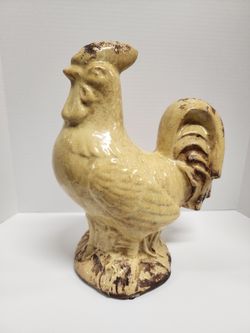 Raz Imports Rooster Ceramic Chicken Farm Animal Cottage Country Chic 14" Tall