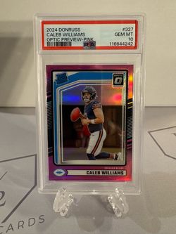 2024 Donruss Optic - Caleb Williams #327 Preview Pink Prizm 🔥PSA 10🔥 (RC)