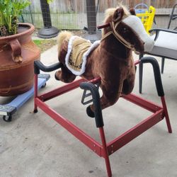 Qaba Kids Spring Rocking Horse Ride-on