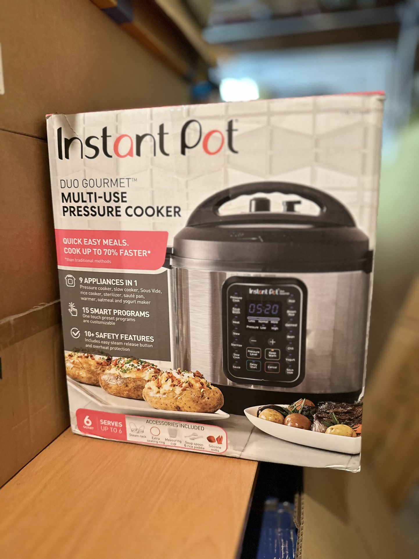 Brand New Instant Pot® Duo™ 6QT Multi-Use Pressure Cooker