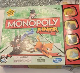 Monopoly junior  My first monopoly game by hasbro