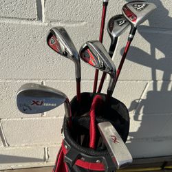 Callaway Xj Series 53”-60” Junior Right handed graphite complete Golf Set. 