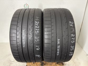 2 Tires 275 35 19 Continental Sportcontact 6 Star 
