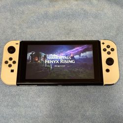 Nintendo Switch with dock, case, joycons