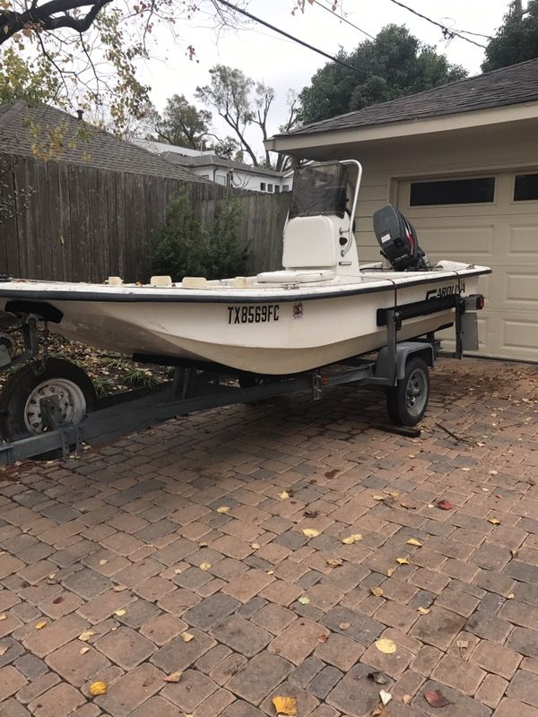 14 ft. Carolina Skiff w/ 25 hp Suzuki