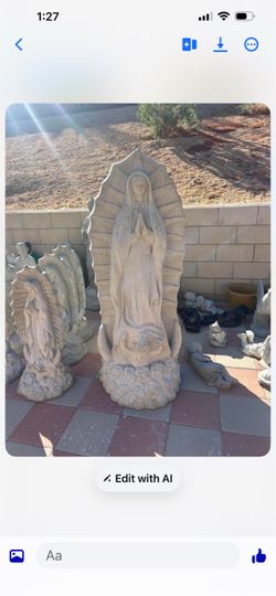 New Virgin Mary Made Out Of Cement