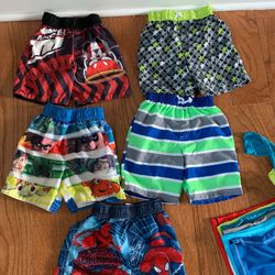 Boys 3t swimming shorts each $4