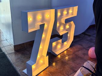 Party Light Up numbers
