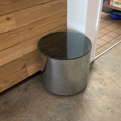 Milo Baughman For Thayer Coggin Steel Drum Table