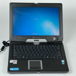 Gateway TB120 Tablet PC Laptop Convertible Wacom Stylus Core 2 Duo 2GB RAM Vntg
