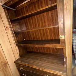 Dresser With Book Shelf