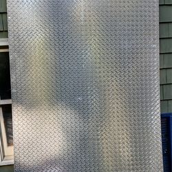4X8 Sheet Of Diamond Cut Aluminum 